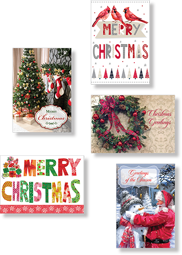 christmas multi pack wholesale greeting cards