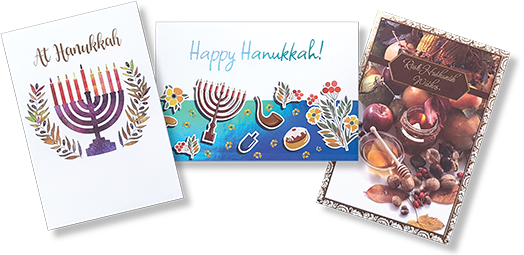 hanukkah rosh hashanah wholesale greeting cards