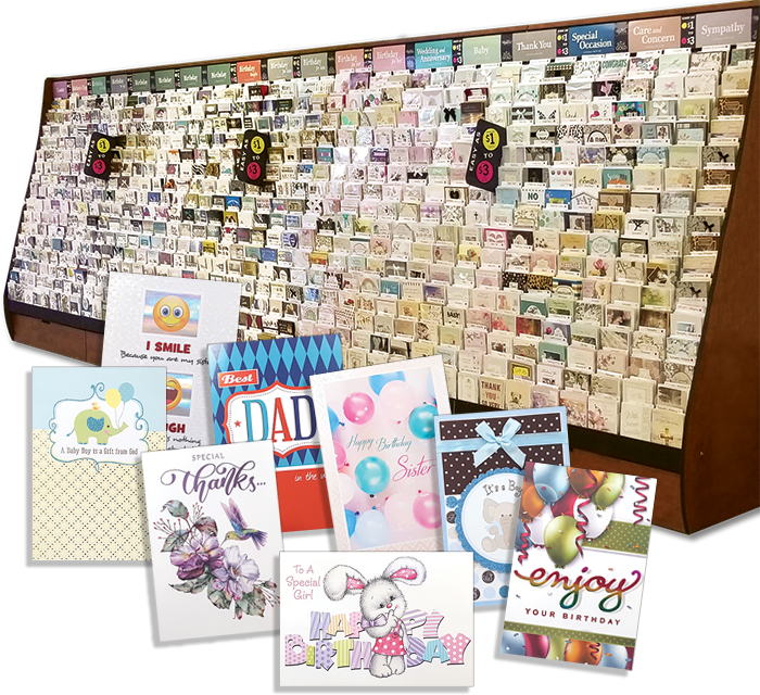 easy $1 $3 wholesale greeting cards
