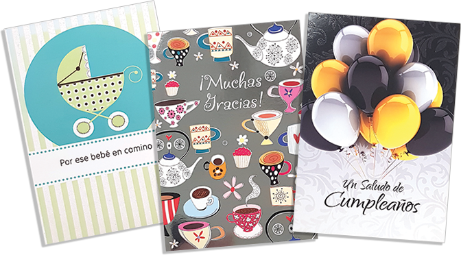 spanish wholesale greeting cards