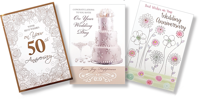 wedding anniversary wholesale greeting cards